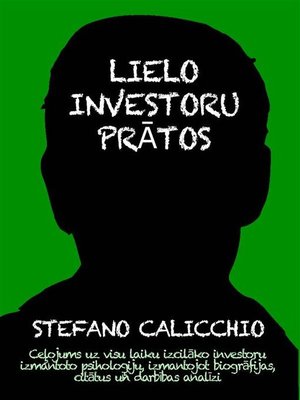 cover image of Lielo investoru prātos